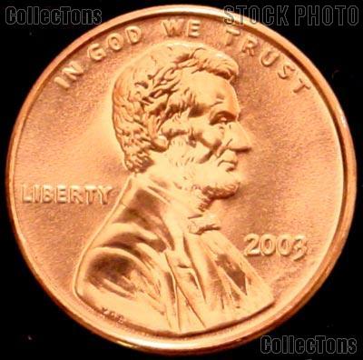 2003 Lincoln Memorial Cent GEM BU RED Penny