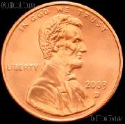 2003-D Lincoln Memorial Cent GEM BU RED Penny