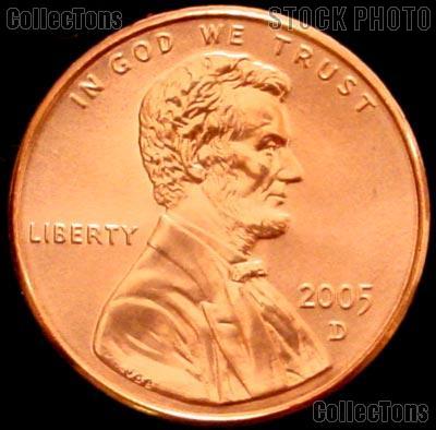 2005-D Lincoln Memorial Cent GEM BU RED Penny