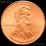 2006 Lincoln Memorial Cent  GEM BU RED Penny