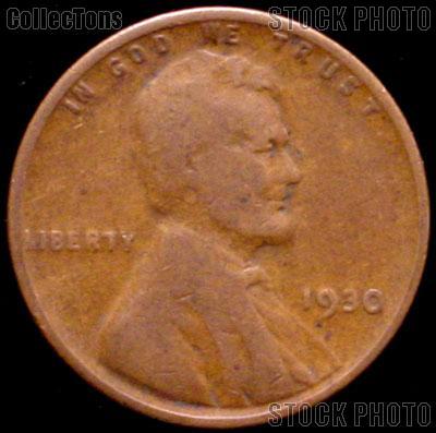 1930 Wheat Penny Lincoln Wheat Cent Circulated G-4 or Better