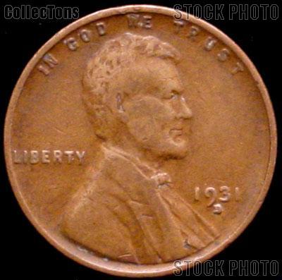 1931-D Wheat Penny Lincoln Wheat Cent Circulated G-4 or Better