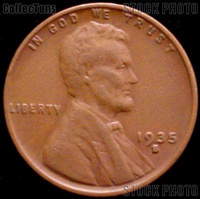 1935-S Wheat Penny Lincoln Wheat Cent Circulated G-4 or Better