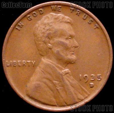 1935-D Wheat Penny Lincoln Wheat Cent Circulated G-4 or Better