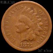 1875 Indian Head Cent Variety 3 Bronze G-4 or Better Indian Penny