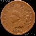 1875 Indian Head Cent Variety 3 Bronze G-4 or Better Indian Penny