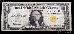 One Dollar Bill North Africa Note Yellow Seal US Currency Good or Better