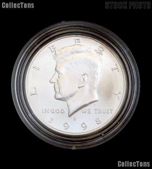 1998-S Matte Finish Kennedy Silver Half Dollar
