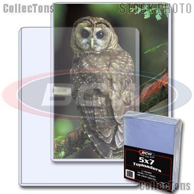 Photo Sleeve 5x7 by BCW 25 Pack 5 x 7 Topload Holders