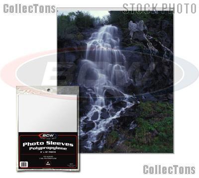 Photo Sleeves 8x10 by BCW 100 Pack 8 x 10 2 MIL Polypropylene