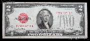 Two Dollar Bill Red Seal Series 1928 US Currency Good or Better