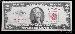 Two Dollar Bill Red Seal Series 1963 US Currency Good or Better