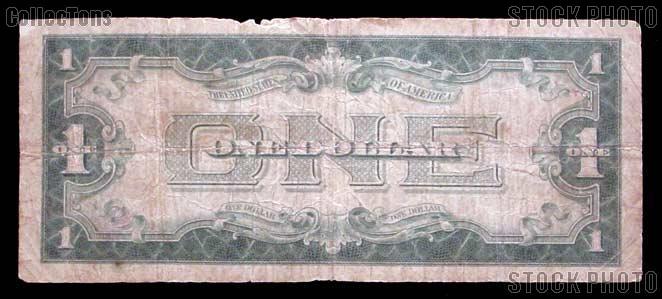 One Dollar Bill Silver Certificate "Funny Back" Series 1934 US Currency