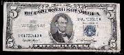 Five Dollar Bill Silver Certificate Series 1953 US Currency Good or Better