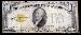 Ten Dollar Bill Gold Certificate Series 1928 US Currency