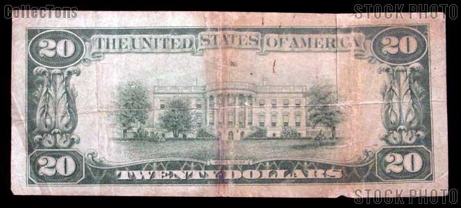 Twenty Dollar Bill Gold Certificate Series 1928 US Currency