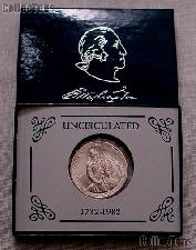 1982-D George Washington 250th Anniversary of Birth Commemorative Uncirculated Silver Half Dollar