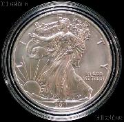 2011-S American Silver Eagle BURNISHED from 25th Anniversary Set in Capsule