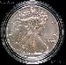 2011-S American Silver Eagle BURNISHED from 25th Anniversary Set in Capsule