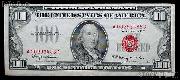 One Hundred 100 Dollar Bill Red Seal Series 1966 US Currency Good or Better