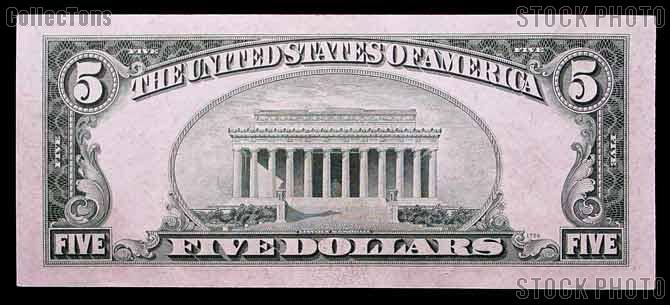 Five Dollar Bill Green Seal FRN Series 1934 US Currency Good or Better