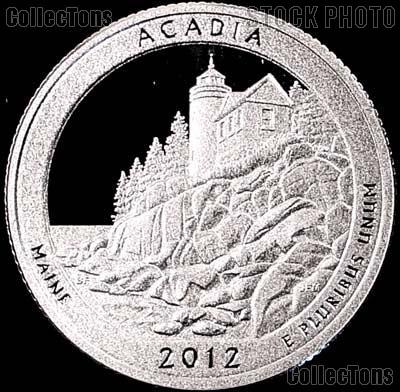 2012-S Maine Acadia National Park Quarter GEM PROOF America the Beautiful