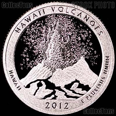 2012-S Hawaii Volcanoes National Park Quarter GEM SILVER PROOF America the Beautiful