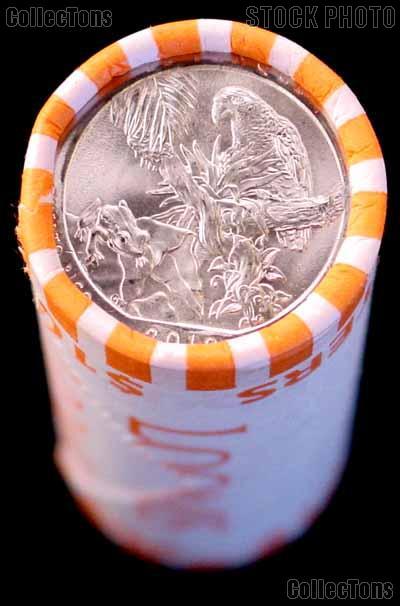 2012-P Puerto Rico El Yunque National Park Quarters Bank Wrapped Roll 40 Coins GEM BU