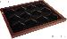 Coin Tray for 12 Air-Tite "I" Capsules fits in Mahogany Wood Coin Display