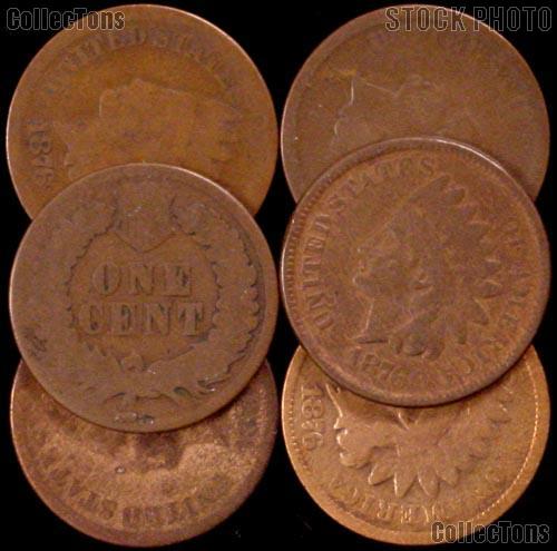 1876 Indian Head Cent - Better Date Filler