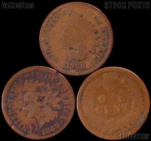 1869 Indian Head Cent - Better Date Filler
