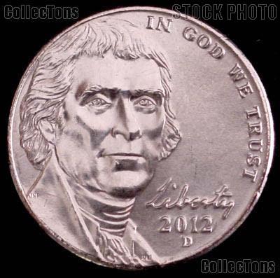 2012-D Jefferson Nickel Gem BU (Brilliant Uncirculated)