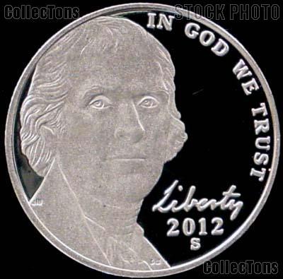 2012-S Jefferson Nickel PROOF Coin 2012 Proof Nickel Coin