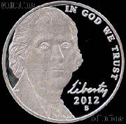 2012-S Jefferson Nickel PROOF Coin 2012 Proof Nickel Coin