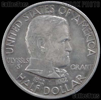 Grant Memorial Silver Commemorative Half Dollar (1922) in XF+ Condition