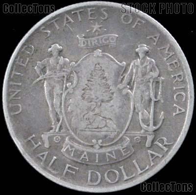Maine Centennial Silver Commemorative Half Dollar (1920) in XF+ Condition