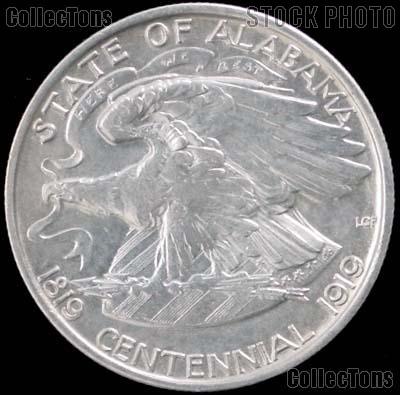 Alabama Centennial Silver Commemorative Half Dollar (1921) in XF+ Condition