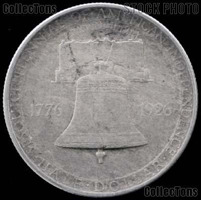 Sesquicentennial of American Independence Silver Commemorative Half Dollar (1926) in XF+ Condition