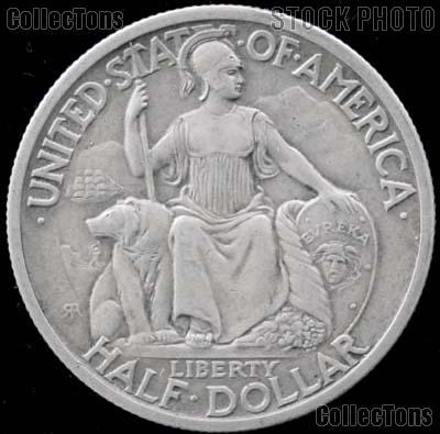 San Diego California Pacific International Exposition Commemorative Silver Half Dollar (1935-1936) in XF+ Condition