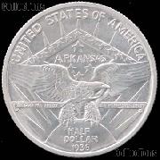 Arkansas Centennial Robinson Silver Commemorative Half Dollar (1936) in XF+ Condition