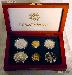 1995 Civil War Battlefield Commemorative Six Coin Set including $5 Gold & $1 Silver Coins