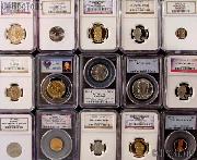 Mixed Modern PCGS and NGC Certified Slab Coins