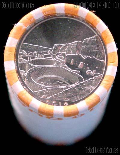 2012-P New Mexico Chaco Culture National Park Quarters Bank Wrapped Roll 40 Coins GEM BU
