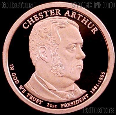 2012-S Chester A Arthur Presidential Dollar GEM PROOF Coin