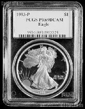 1993-P American Silver Eagle Dollar PROOF in PCGS PR 69 DCAM