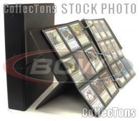 BCW Break Back Display Album for Trading Cards, in Black