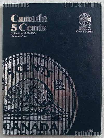 Whitman Canada 5 Cents Folder 1922-1964 #3199
