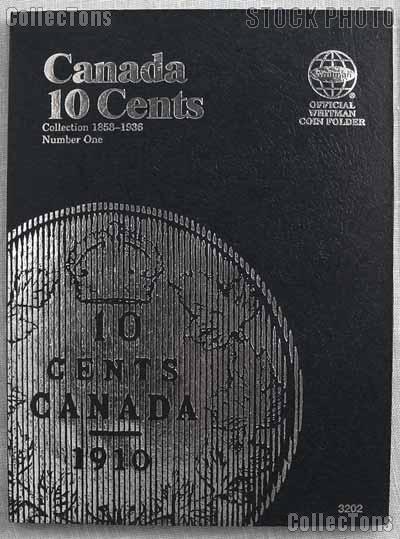 Whitman Canada 10 Cents Folder 1858-1936 #3202