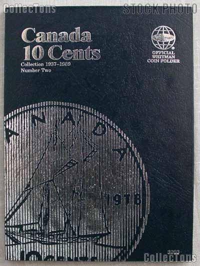 Whitman Canada 10 Cents Folder 1937-1989 #3203