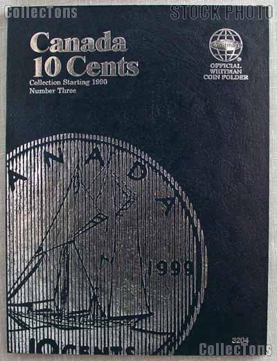 Whitman Folder 3204 Canadian 10 Cents Vol 3 1990-date for sale online 